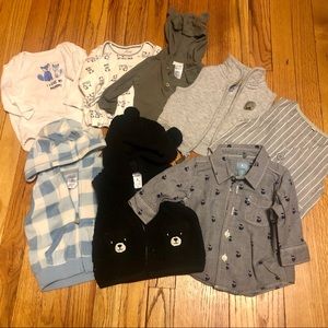 3-6 month fall/winter 8-piece bundle